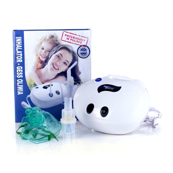 zdjęcie Inhalator tłokowy dla dorosłych i dzieci GESS Oliwia z witryny sklep medyczny. store | wysyłka dziś