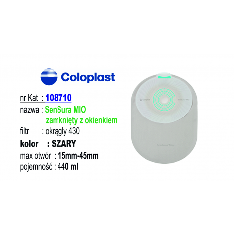 Polecamy Worek SenSura MIO 1-cz z oferty sklep medyczny.store  | COLOPLAST  | atrakcyjne ceny | 743 - Worki stomijne firmy Co... 2