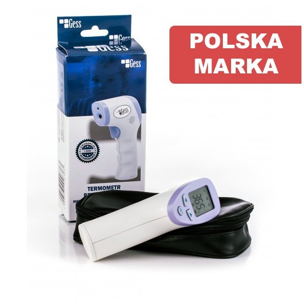 Termometr medyczny na podczerwień GESS - bezdotykowy w cenie 270,00 zł marka GESS - POLSKA MARKA Termometr medyczny na podczerwień GESS - bezdotykowy w cenie 270,00 zł marka GESS - POLSKA MARKA