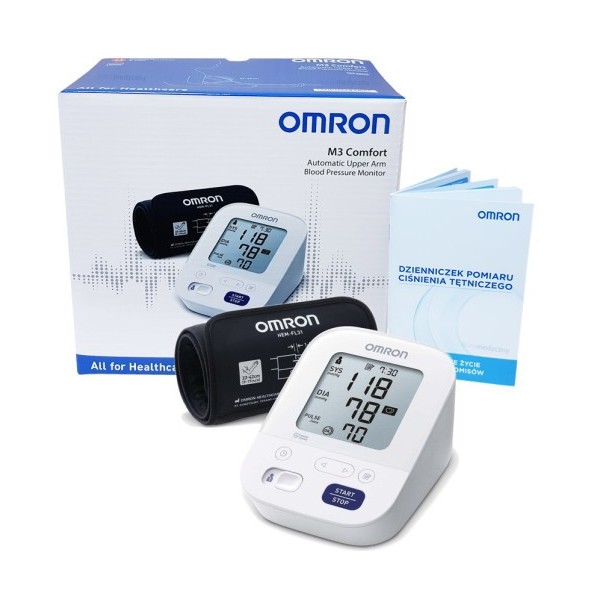 Ciśnieniomierz automatyczny naramienny OMRON M3 Comfort w cenie 230,00 zł w sklepie medycznym | wysyłka dziś