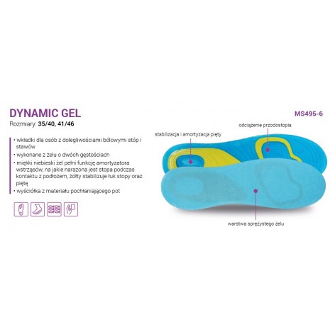 Polecamy Wkładki żelowe Dynamic gel Mazbit z oferty sklep medyczny.store  | Mazbit  | atrakcyjne ceny | 1291 - Wkładki żelowe... 2