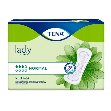 TENA Lady Normal, specjalistyczne podpaski, 30 szt.