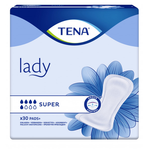 Tena Lady Super wkładki urologiczne, podpaski 30 szt. w cenie 0,80 zł w sklepie medycznym | wysyłka dziś
