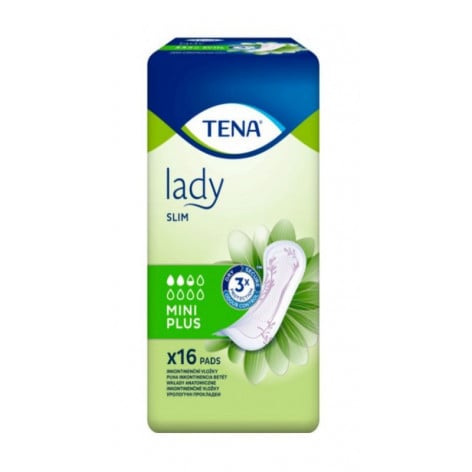 TENA Lady Slim Mini Plus specjalistyczne podpaski na NTM, 16 sztuk