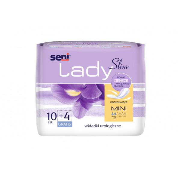 Polecamy Wkładki urologiczne dla kobiet Seni Lady Slim Mini, 10 szt. z oferty sklep medyczny.store  | SENI  | atrakcyjne ceny...