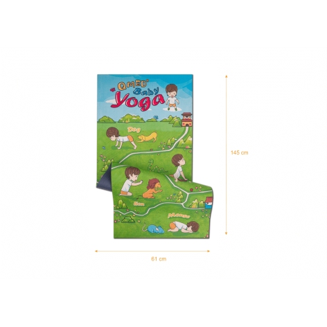 Polecamy Mata do jogi dla dzieci Baby Yoga, Qmed z oferty sklep medyczny.store  | QMED  | atrakcyjne ceny | 1813 - Mata do jo... 2