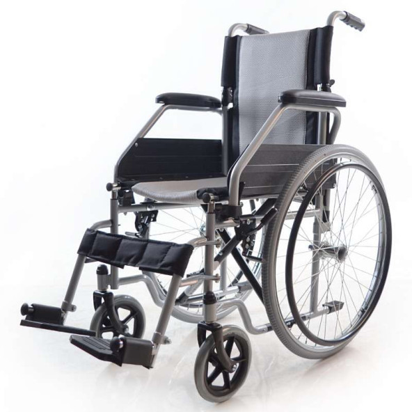 zdjęcie Wózek inwalidzki ręczny, stalowy SEAL, Mobilex z witryny sklep medyczny. store | wysyłka dziś