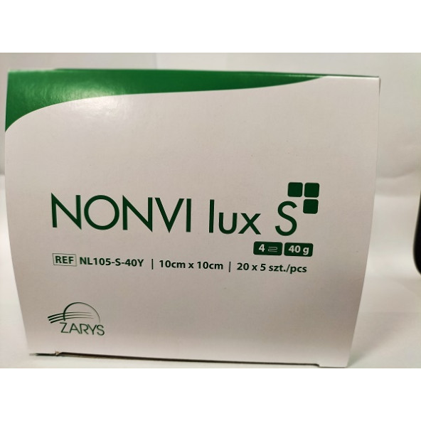 zdjęcie NONVI lux S kompres z wycięciem Y 10x10cm, 20 szt. z witryny sklep medyczny. store | wysyłka dziś
