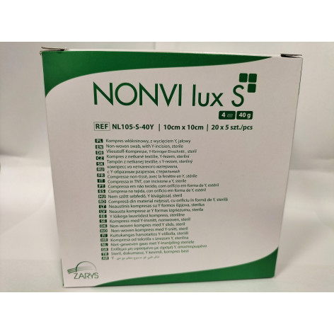 Polecamy NONVI lux S kompres z wycięciem Y 10x10cm, 20 szt. z oferty sklep medyczny.store  | ZARYS  | atrakcyjne ceny | 2081 ... 2