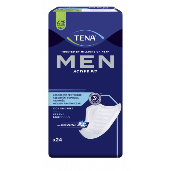 zdjęcie TENA Men Light, wkładki męskie level 1, 24 szt. z witryny sklep medyczny. store | wysyłka dziś
