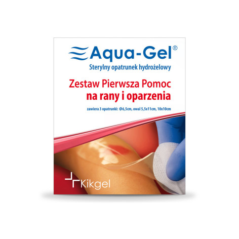 Zestaw pierwszej pomocy na rany i oparzenia, Aqua-Gel