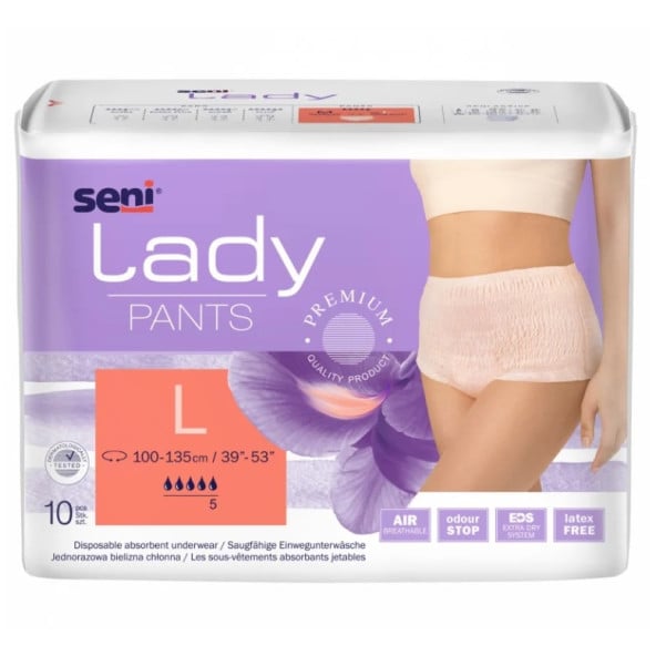 Polecamy Majtki chłonne Seni Lady Pants dla kobiet z oferty sklep medyczny.store | SENI | atrakcyjne ceny | 2330 - Seni Lad...