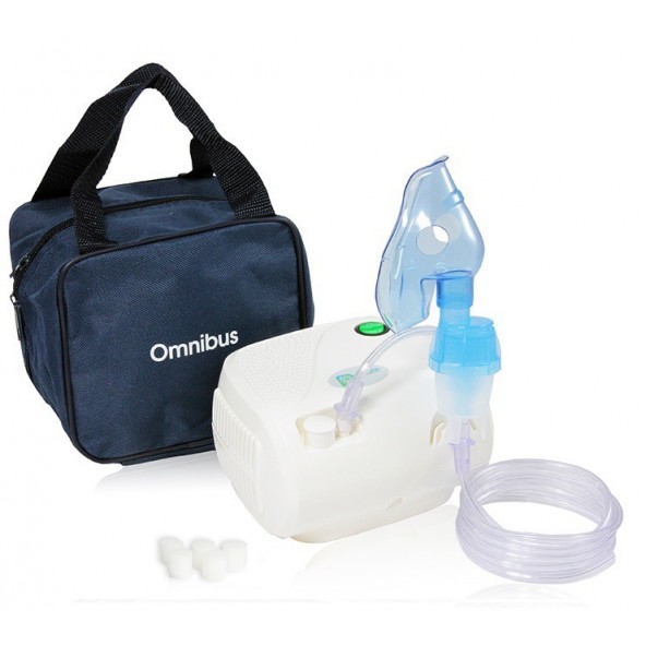 Inhalator tłokowy do pracy ciągłej BR-CN116 OMNIBUS + torba w cenie 139,86 zł w sklepie medycznym | wysyłka dziś