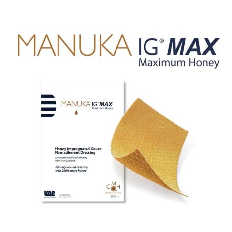 Opatrunek siatkowy z miodem Manuka IG MAX