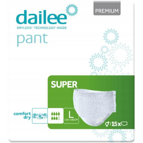 Dailee Pant Premium Super – majtki chłonne na umiarkowane i ciężkie nietrzymanie moczu