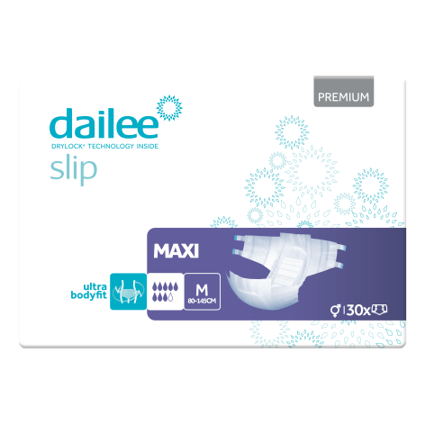 Dailee Slip Premium Maxi – pieluchomajtki dla dorosłych na noc