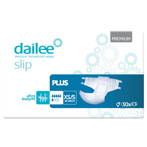 Dailee Slip Premium Plus – pieluchomajtki dla dorosłych na rzepy