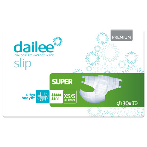 Dailee Slip Premium Super – pieluchomajtki na rzep dla dorosłych