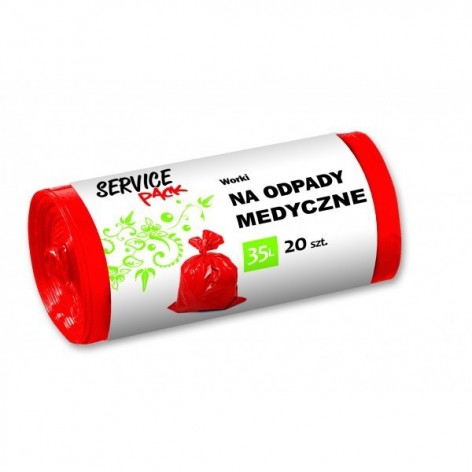 Polecamy Czerwone worki na odpady medyczne, 20 sztuk z oferty sklep medyczny.store  | ZARYS  | atrakcyjne ceny | 363 - Czerwo... 2