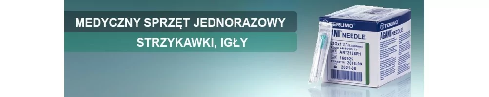 Strzykawki, igły, wenflony - akcesoria pielęgniarskie