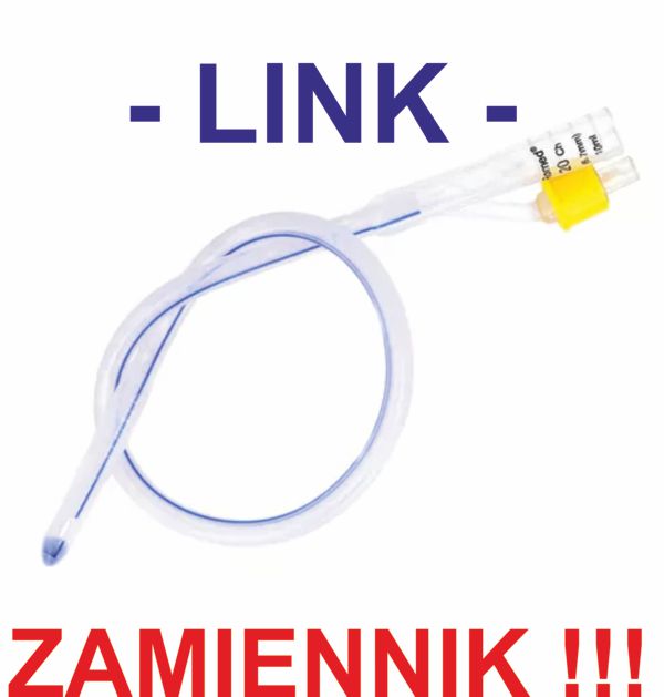 zamiennik cewnika silikonowego z jonami srebra